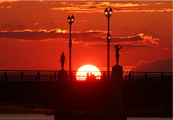 世界三大夕日｜くしろの夕日